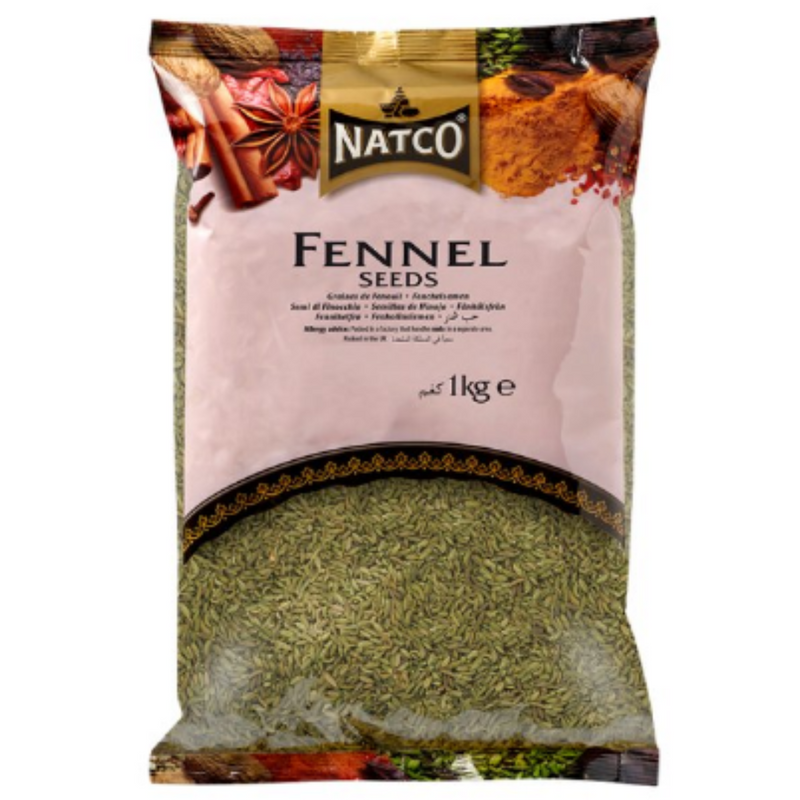 Natco Fennel Seeds 1000g x 6 - London Grocery