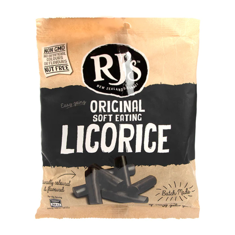 RJs Natural Licorice 300g Bag | London Grocery