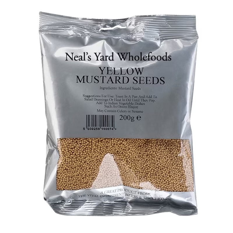 Neal's Yard Wholefoods Yellow Mustard Seed 200g | London Grocery