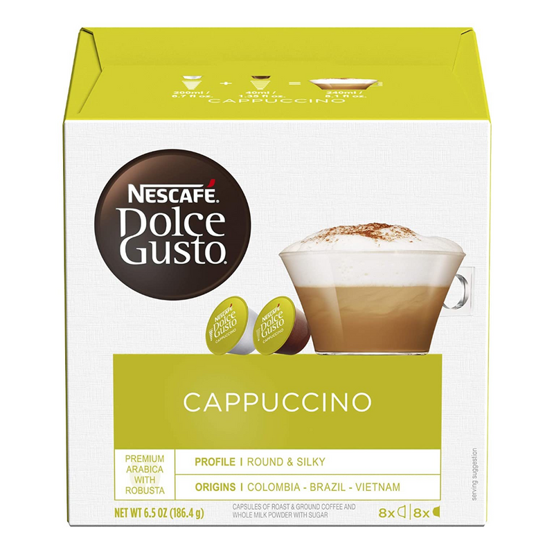 NESCAFÉ Dolce Gusto Cappuccino 16 Capsules -London Grocery