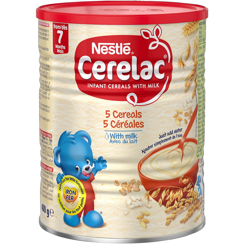 Nestlé Cerelac 5 Cereals (7+) 24 x 400g | London Grocery