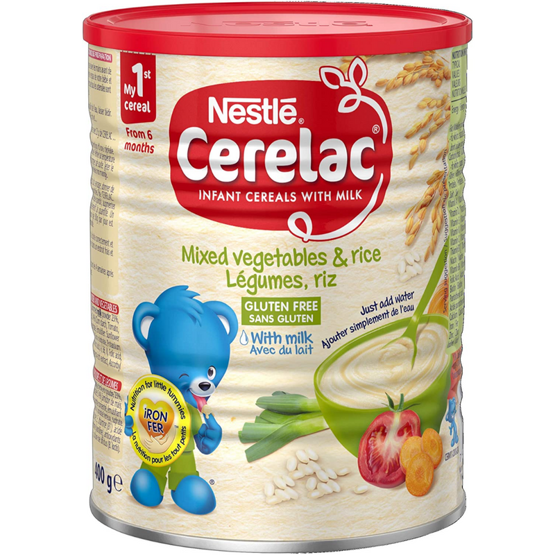 Nestlé Cerelac Mixed Vegetable (6+) 24 x 400g | London Grocery