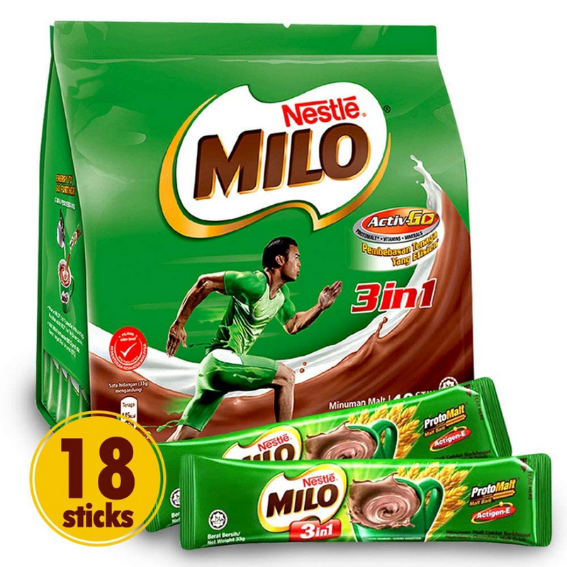 Nestlé Milo 3 in 1 Sachet 24 x 18 x 33g | London Grocery