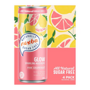 Nexba Glow Pink Grapefruit Sparkling Nootropic 4 x 330ml | London Grocery