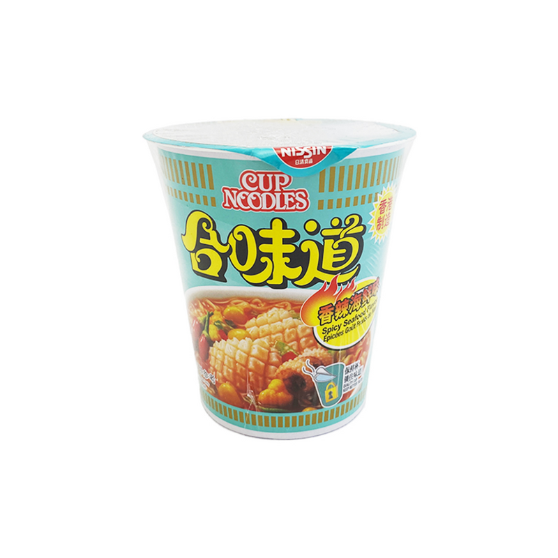 Nissin Cup Noodle (Spicy Seafood) 73gr-London Grocery