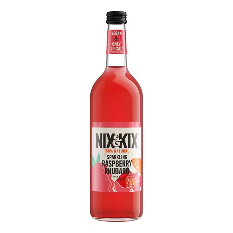 Nix & Kix Raspberry Rhubarb 750ml | London Grocery