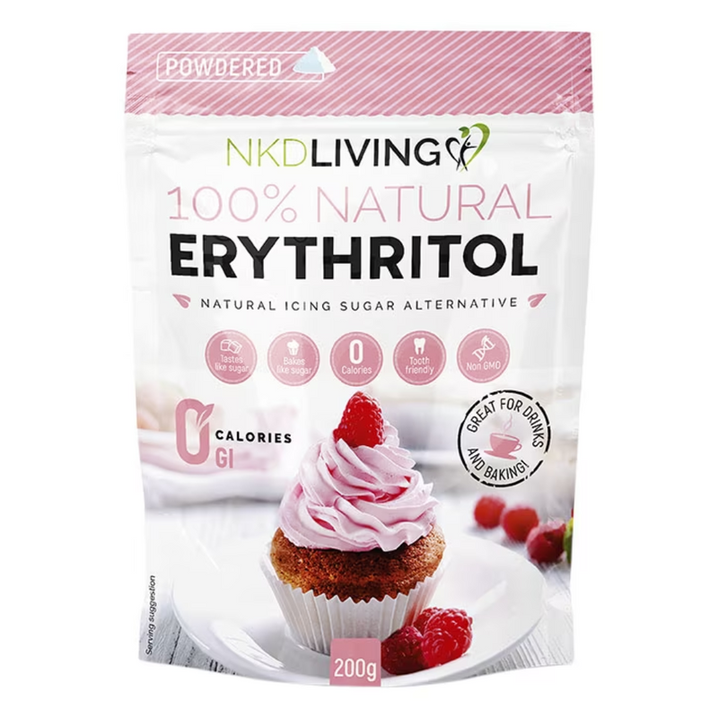 NKD Living Erythritol Powdered Natural Icing Sugar Alternative 200g | London Grocery