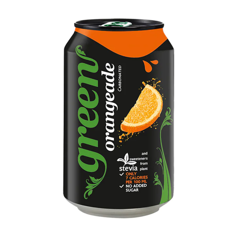 Green No Added Sugar Orangeade 330ml | London Grocery