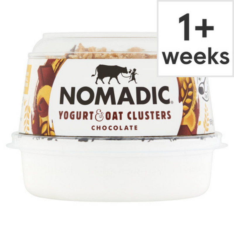 Nomadic Oats Chocolate & Natural Yogurt 169G-London Grocery