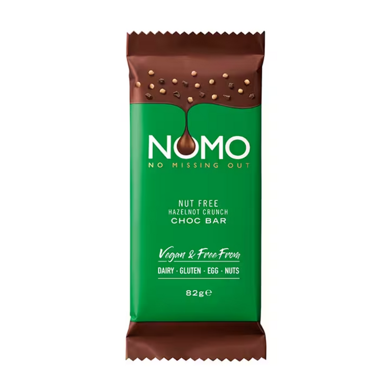 NOMO Vegan Hazelnot Choc Bar 82g | London Grocery