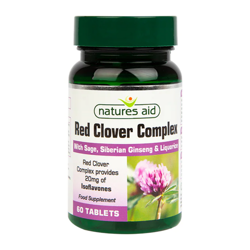 Natures Aid Red Clover Complex 60 Tablets | London Grocery