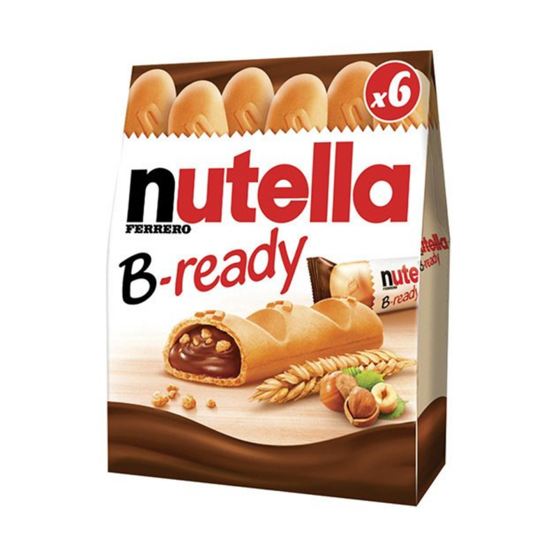 Ferrero Nutella B-Ready 6 x 22gr-London Grocery