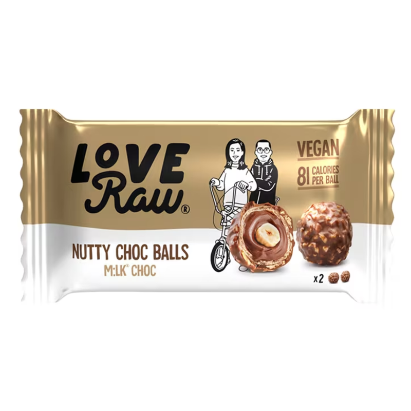 LoveRaw Nutty Choc Balls 28g | London Grocery