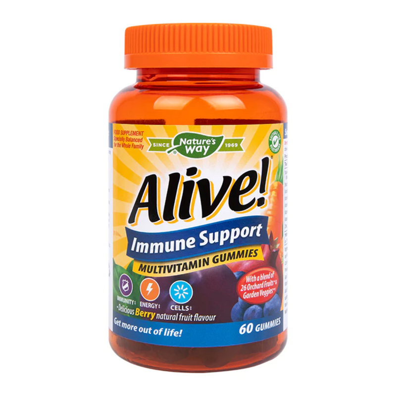 Nature's Way Alive! Immune Support Soft Jell 60 Tablets | London Grocery