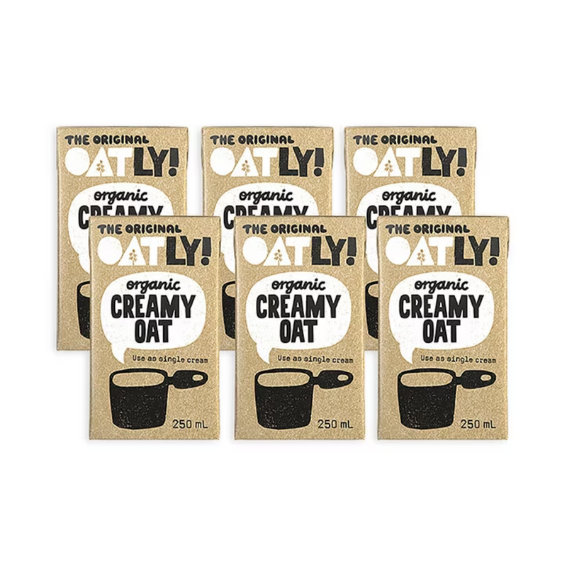 Oatly Organic Creamy Oat Single Cream 6 x 250ml | London Grocery