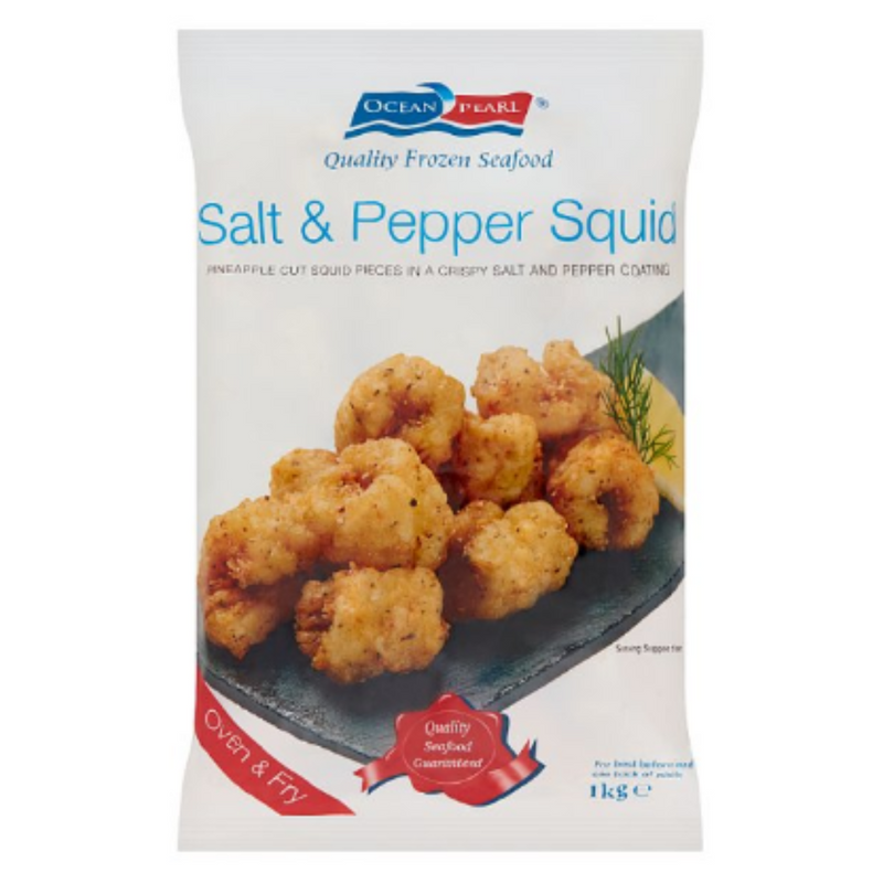 Ocean Pearl Salt & Pepper Squid 1kg x 10 Packs | London Grocery