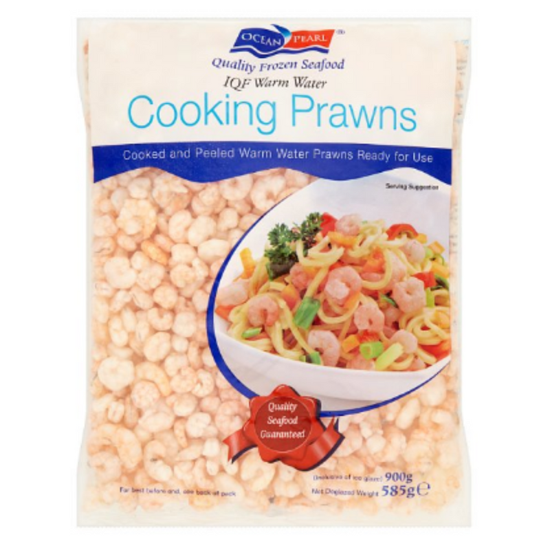 Ocean Pearl IQF Warm Water Cooking Prawns 900g x 1 Pack | London Grocery