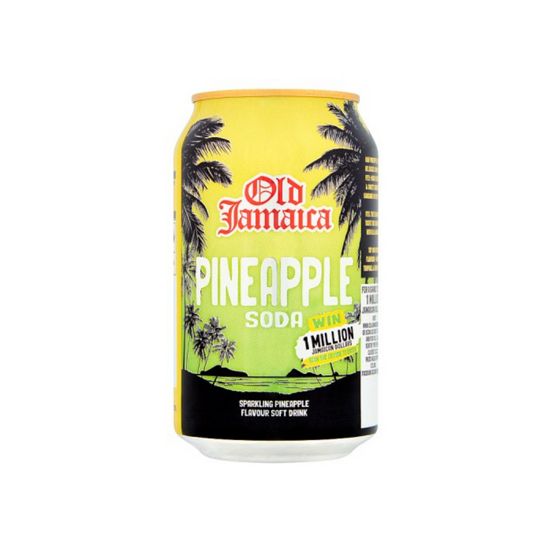 Old Jamaica Pineapple Soda 24 x 330ml | London Grocery