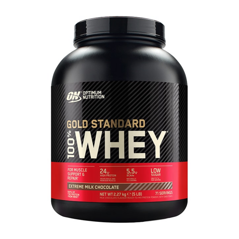 Optimum Nutrition Gold Standard 100% Whey Protein Extreme Milk Chocolate 2.2kg | London Grocery
