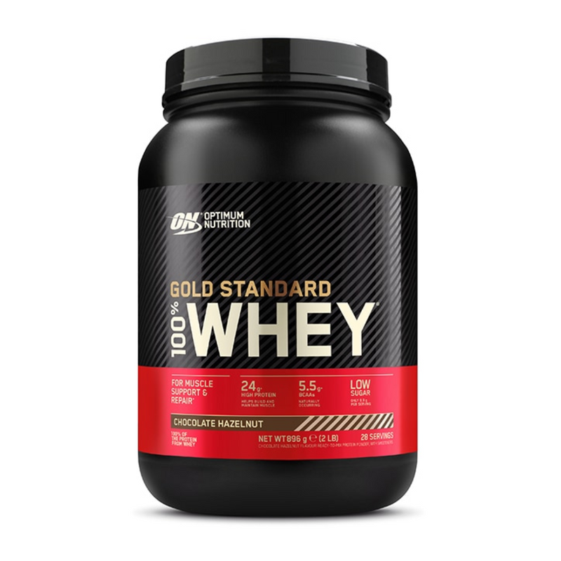 Optimum Nutrition Gold Standard 100% Whey Powder Chocolate Hazelnut 896g | London Grocery