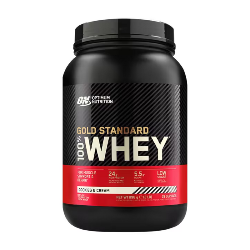 Optimum Nutrition Gold Standard 100% Whey Powder Cookies & Cream 896g | London Grocery