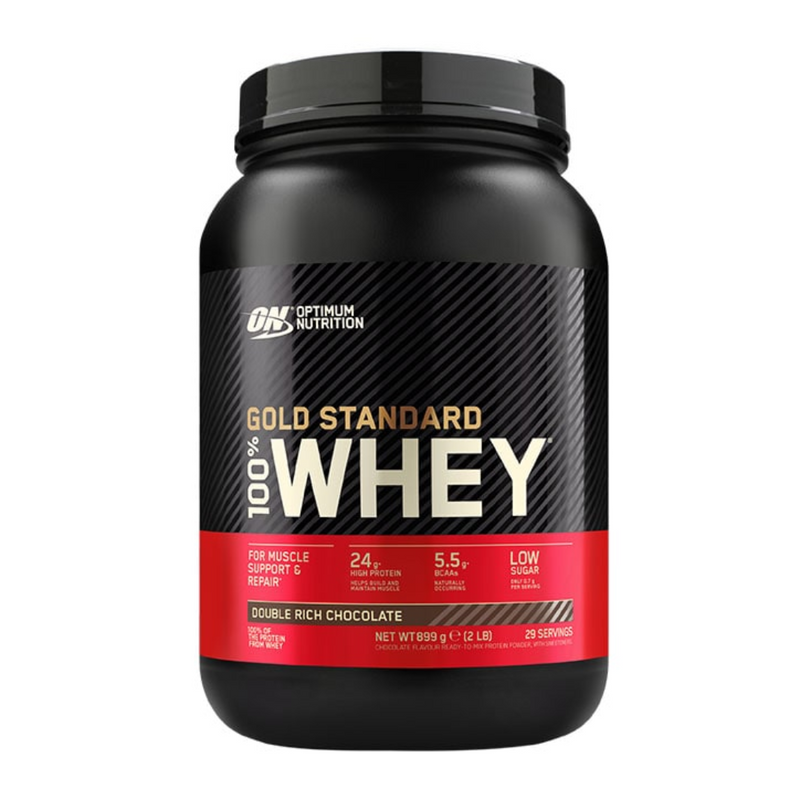 Optimum Nutrition Gold Standard 100% Whey Powder Double Rich Chocolate 899g | London Grocery
