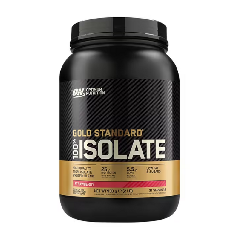 Optimum Nutrition Gold Standard 100% Isolate Strawberry Protein Powder 930g | London Grocery