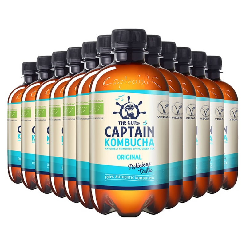 The GUTsy Captain Kombucha Original Bio-Organic 12 x 400ml | London Grocery