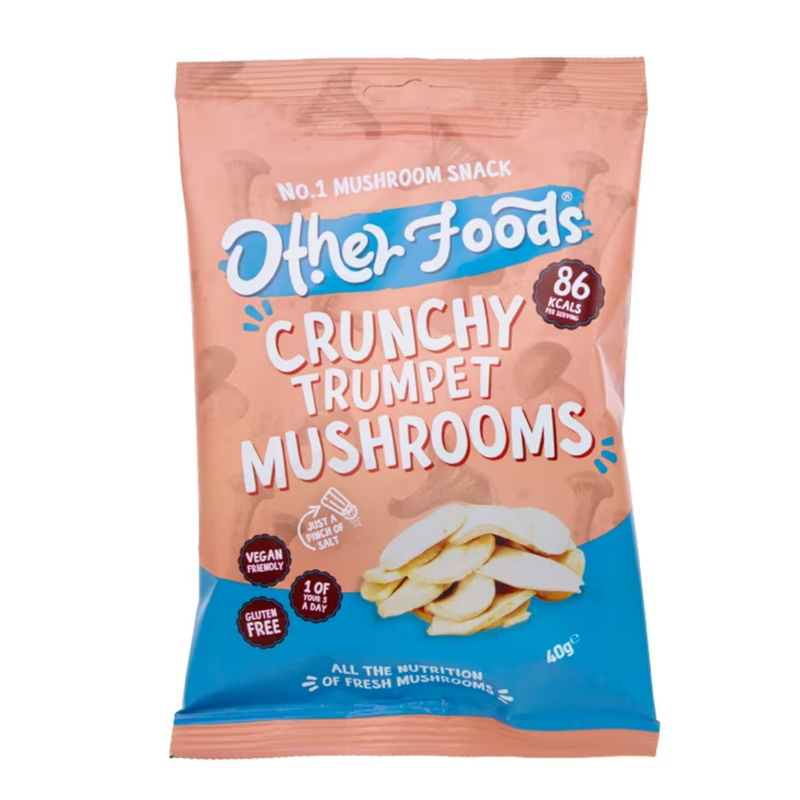 Other Foods Crunchy Trumpet Mushrooms 40g | London Grocery