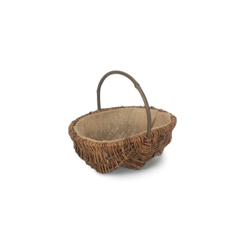 Small Oval Unpeeled Willow Garden Trug | London Grocery
