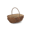 Medium Oval Unpeeled Willow Garden Trug | London Grocery
