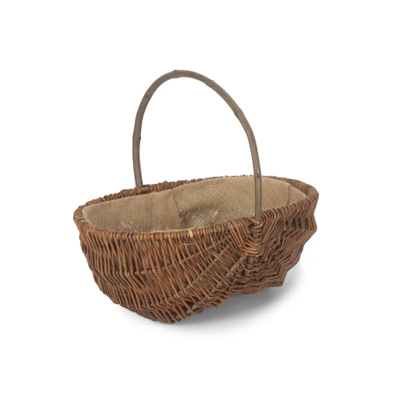 Large Oval Unpeeled Willow Garden Trug | London Grocery