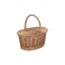 Childs Light Steamed Finish Oval Picnic Basket | London Grocery