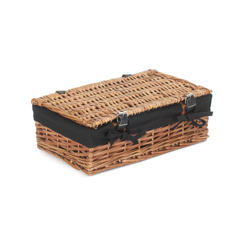 15" Packaging Hamper With Black Lining | London Grocery