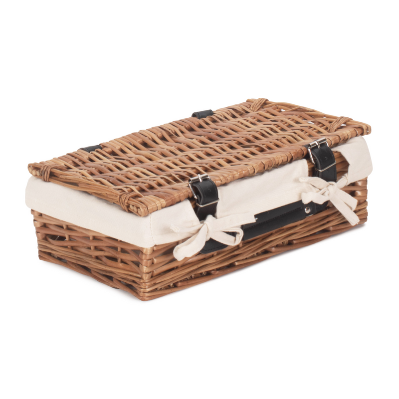 Small 14" Packaging Hamper With White Lining | London Grocery