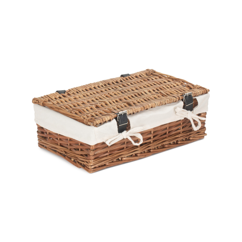 15" Packaging Hamper With White Lining | London Grocery