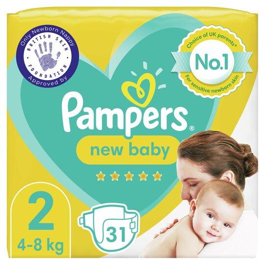 Pampers New Baby Size 2 31 Nappies-London Grocery