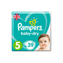 Pampers Baby Dry Size 5 Essential Pack 39-London Grocery