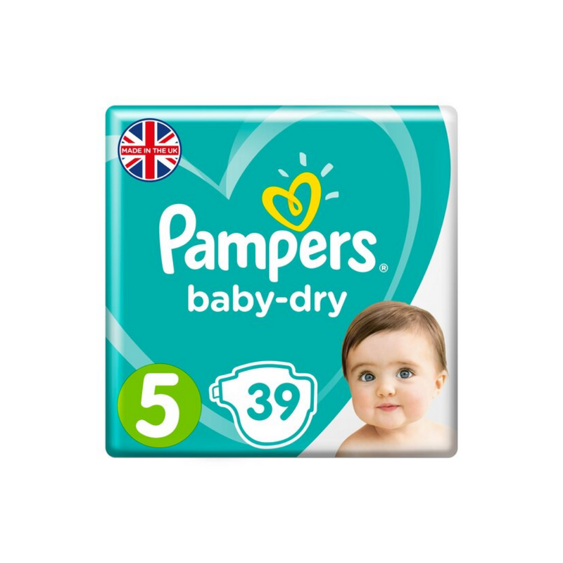 Pampers Baby Dry Size 5 Essential Pack 39-London Grocery