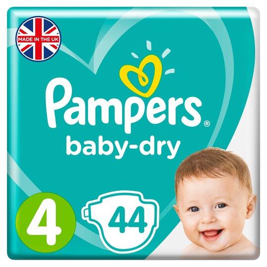 Pampers Baby Dry Size 4 Essential Pack 44 Nappies-London Grocery