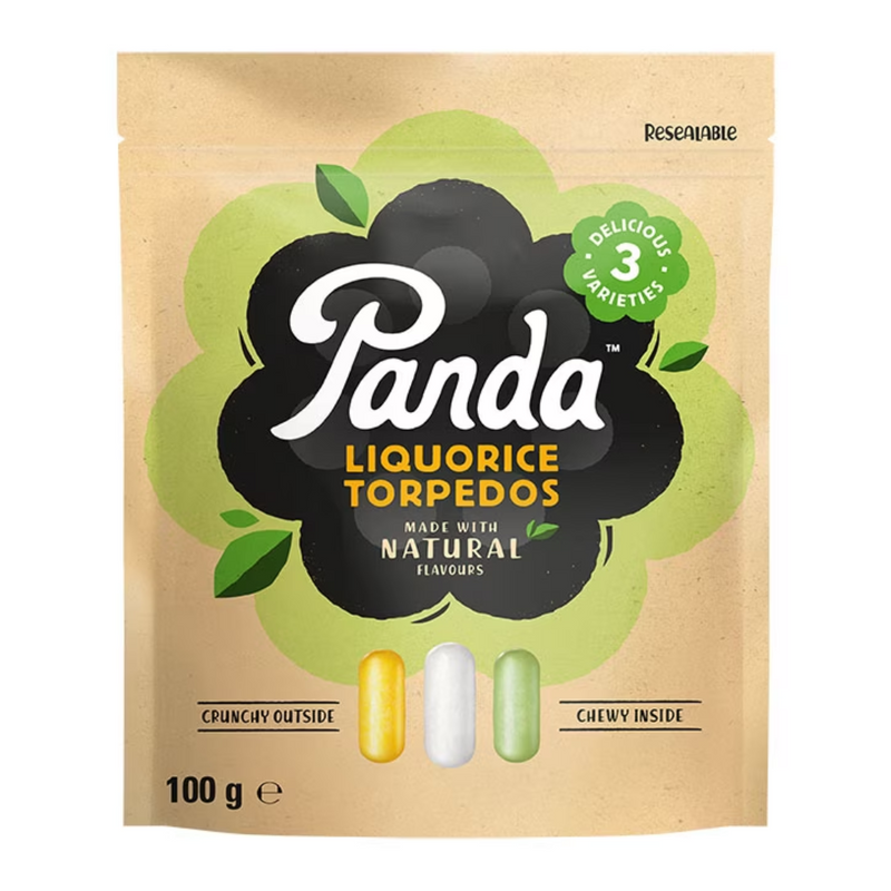 Panda Liquorice Torpedos 100g | London Grocery