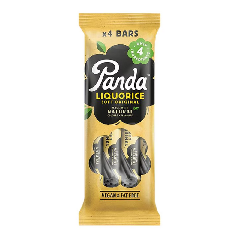 Panda All Natural Soft Liquorice 4 x 32g Bar | London Grocery