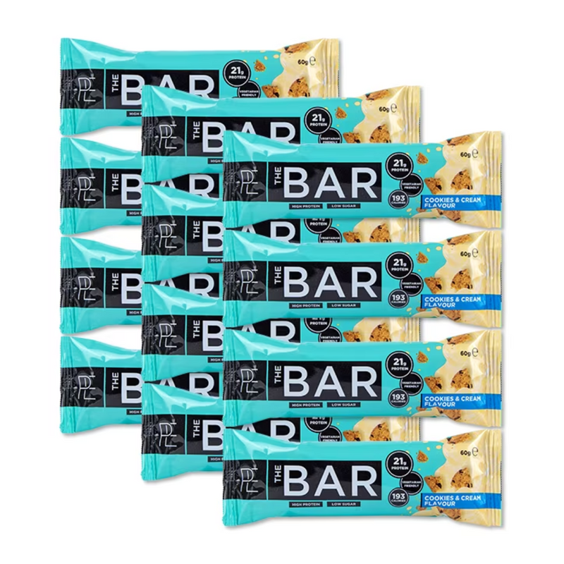 PE Nutrition THE BAR Cookies & Cream 12 x 60g | London Grocery