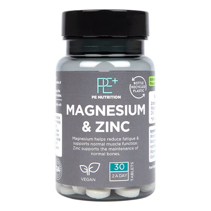 PE Nutrition Magnesium with Zinc 30 Tablets | London Grocery