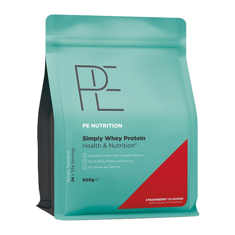 PE Nutrition Simply Whey Strawberry 600g | London Grocery