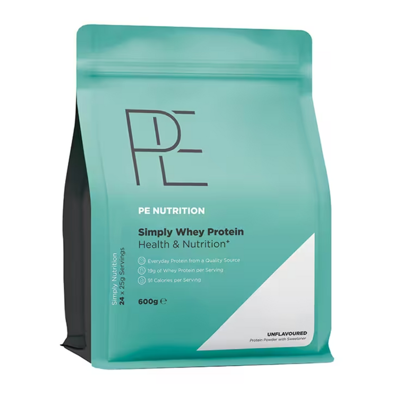 PE Nutrition Simply Whey Unflavoured 600g | London Grocery