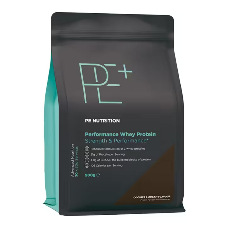 PE Nutrition Performance Whey Cookies & Cream 900g | London Grocery