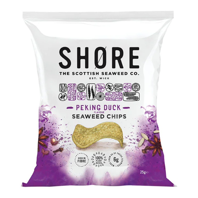 Shore Seaweed Peking Seaweed Chips 25g | London Grocery