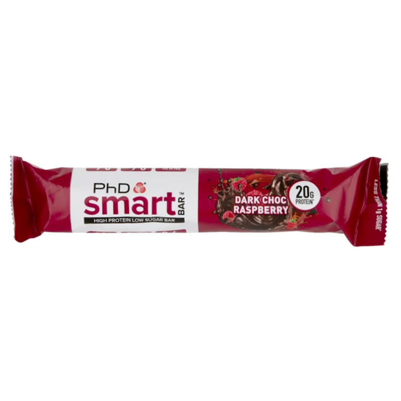 PhD Smart Bar Dark Chocolate & Raspberry 64g | London Grocery