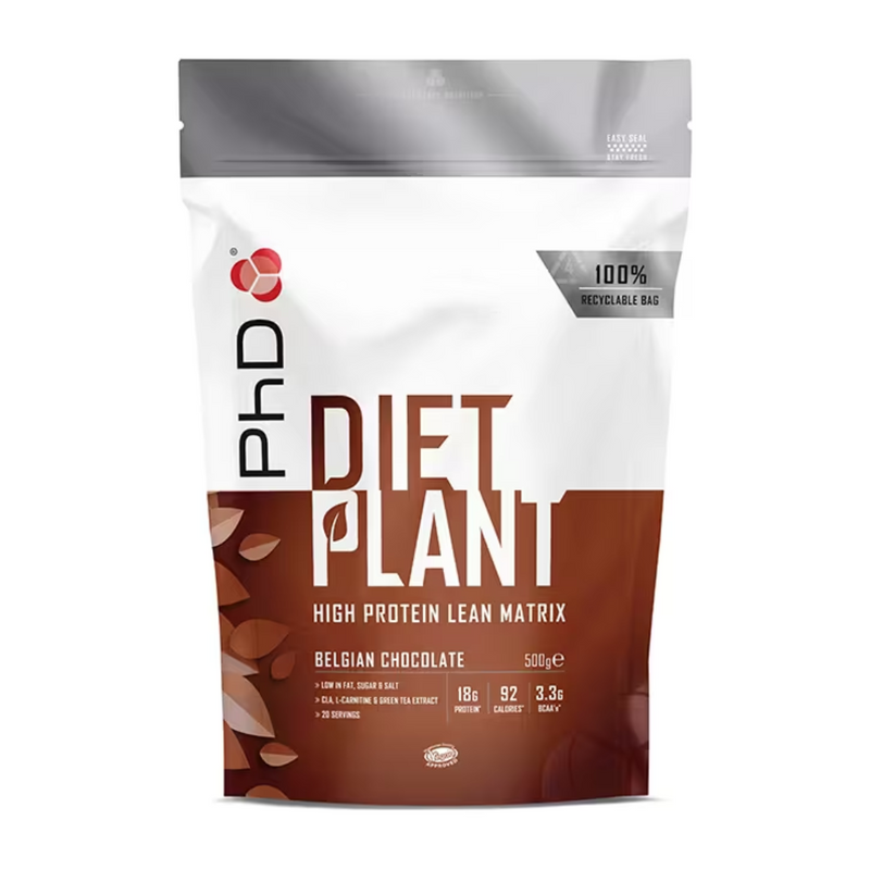 PhD Nutrition Diet Plant Belgian Chocolate 500g | London Grocery